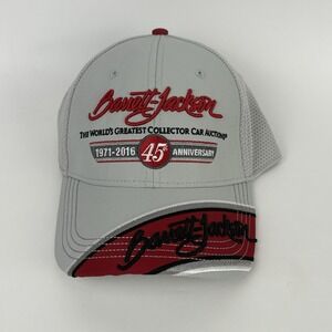 Barrett Jackson 45th Anniversary Gray Adjustable Baseball Hat New Sports Cars
